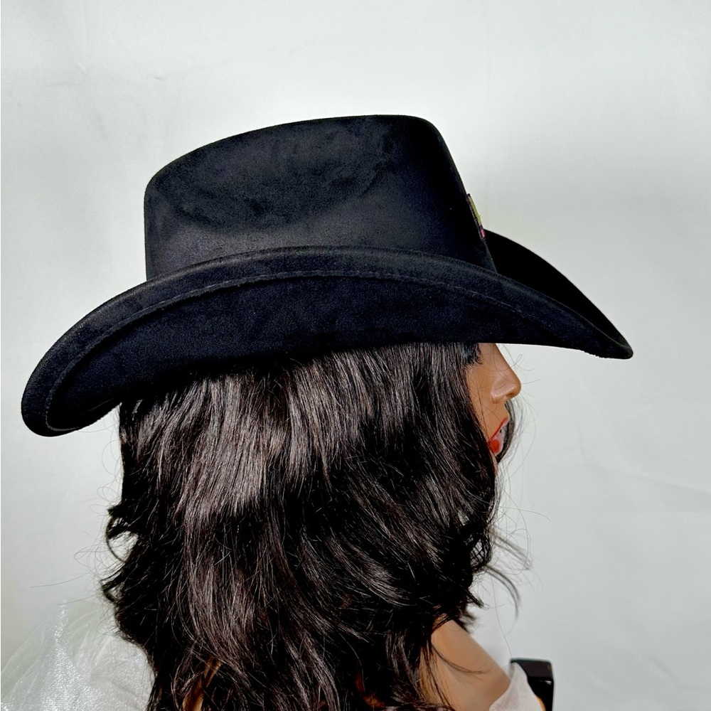 Alpha Kappa Alpha Hat | AKA Bling Cowboy Hat Pink & Green Line Dancing - Picture 4 of 6